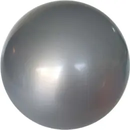 50cm Solid Colour Beach Ball Silver